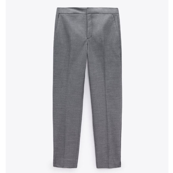 NEW! Zara Heathered Tailored Blazer and Cigarette Pants - Picture 6 of 16